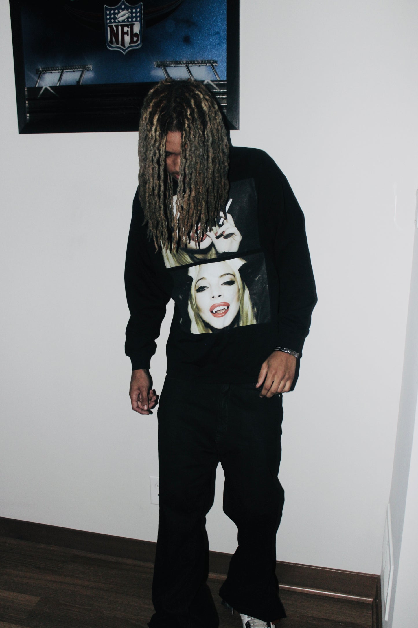 Lindsay Lohan long sleeve